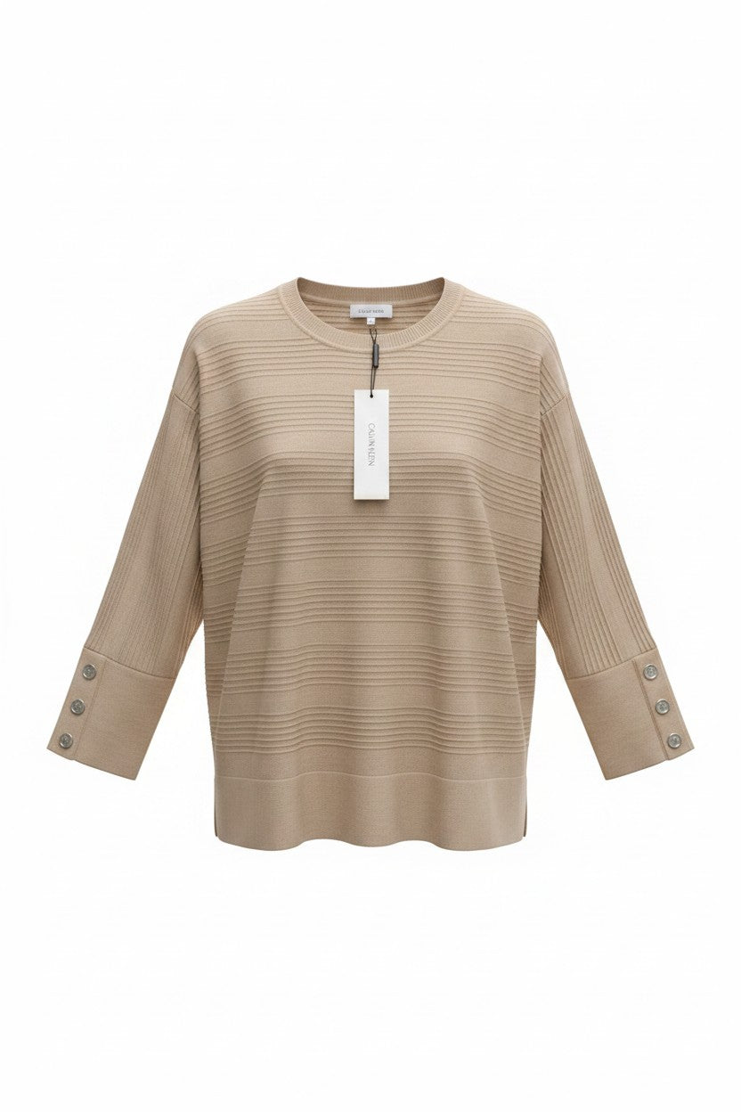 Calvin Klein maglia donna texture rigata