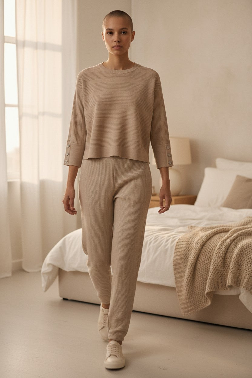 Calvin Klein maglia donna texture rigata