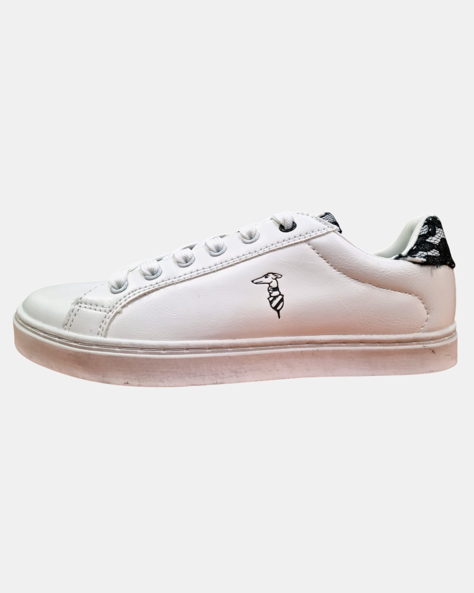 Trussardi sneakers donna con dettagli in pizzo