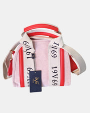 19V69 Italia by Versace borsa bauletto in tessuto canvas monogram