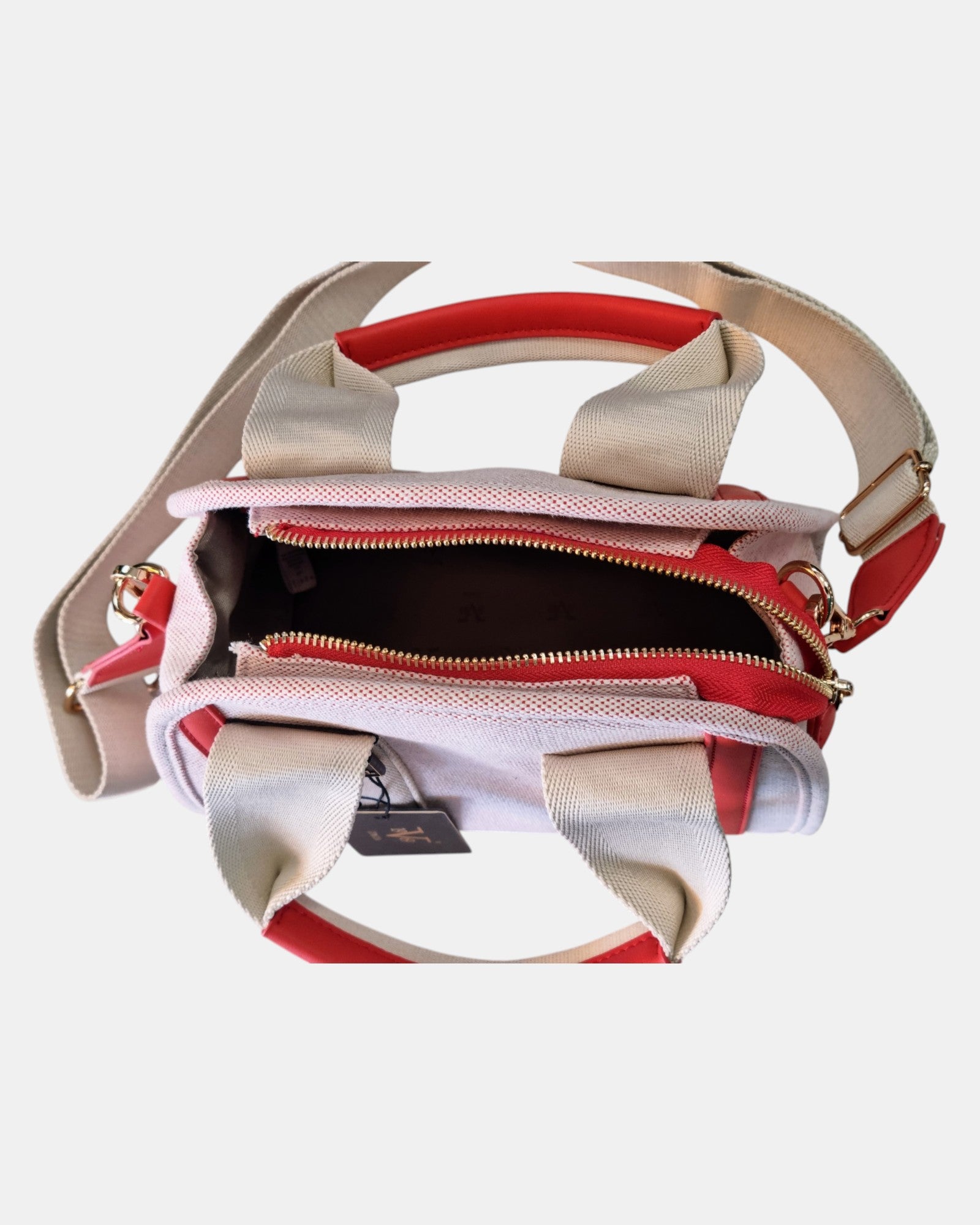 19V69 Italia by Versace borsa bauletto in tessuto canvas monogram