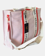 19V69 Italia by Versace Shopper grande Gaia in tessuto canvas monogram