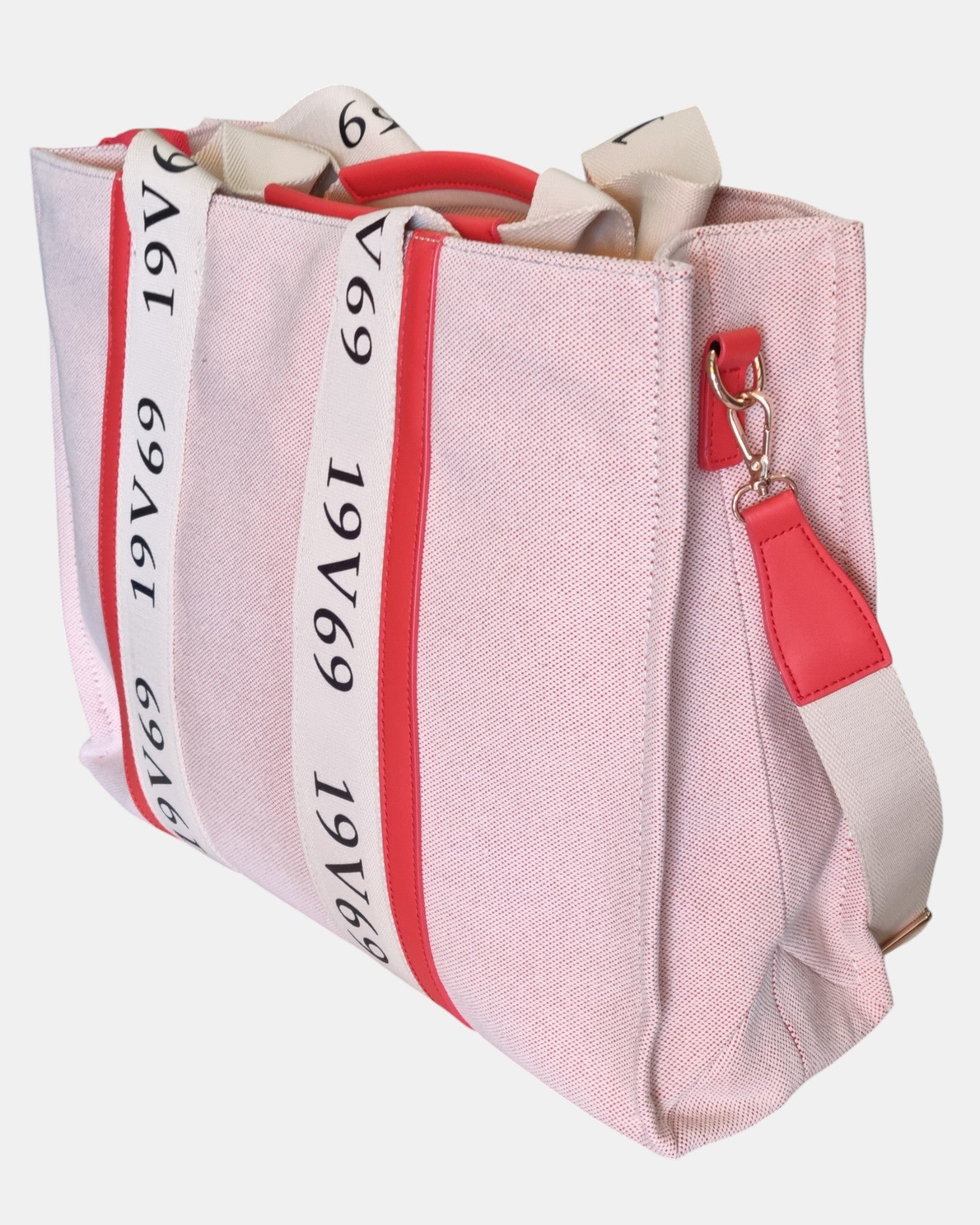 19V69 Italia by Versace Shopper grande Gaia in tessuto canvas monogram