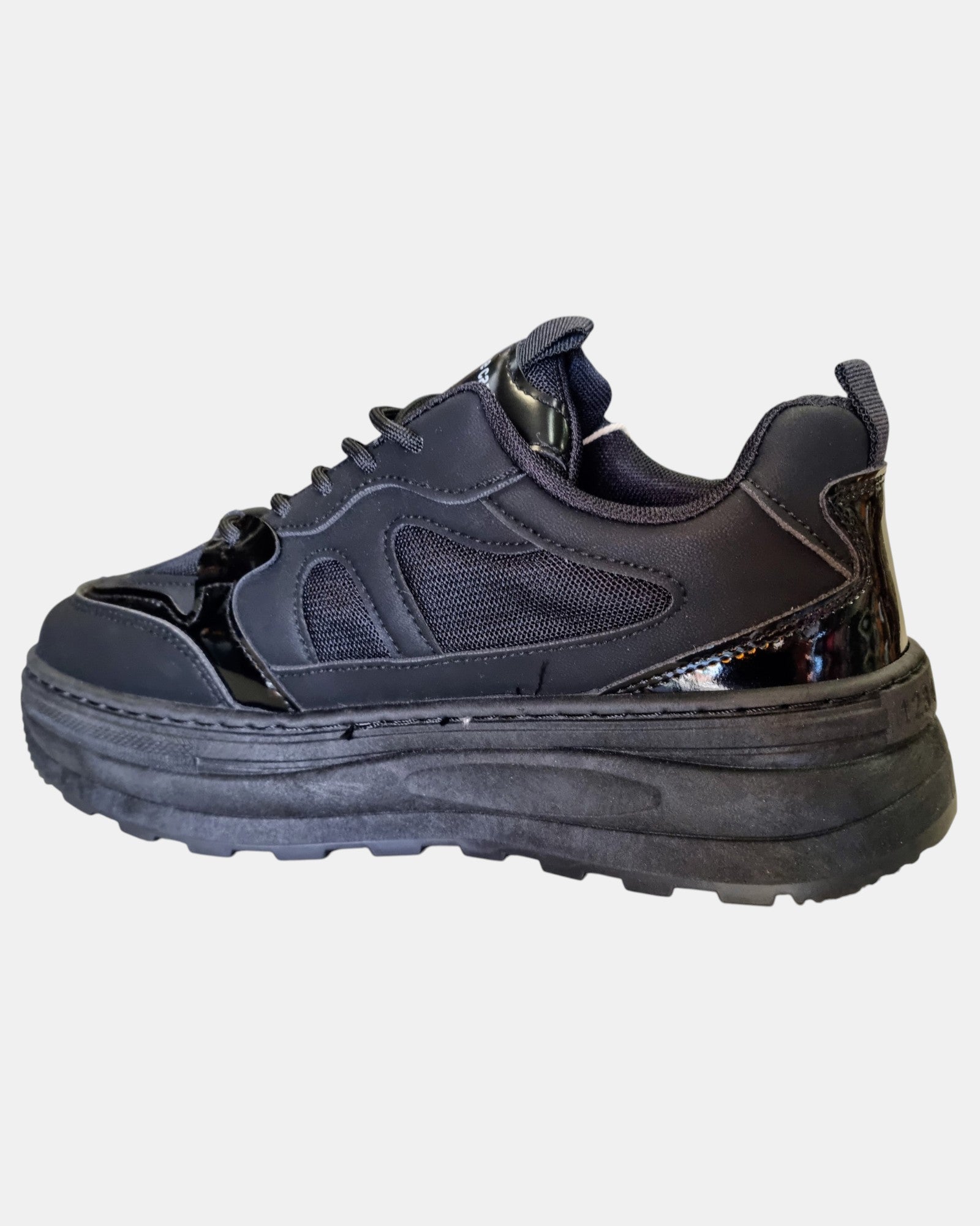 Pierre Cardin skeakers donna style chunky streetwear col.nero