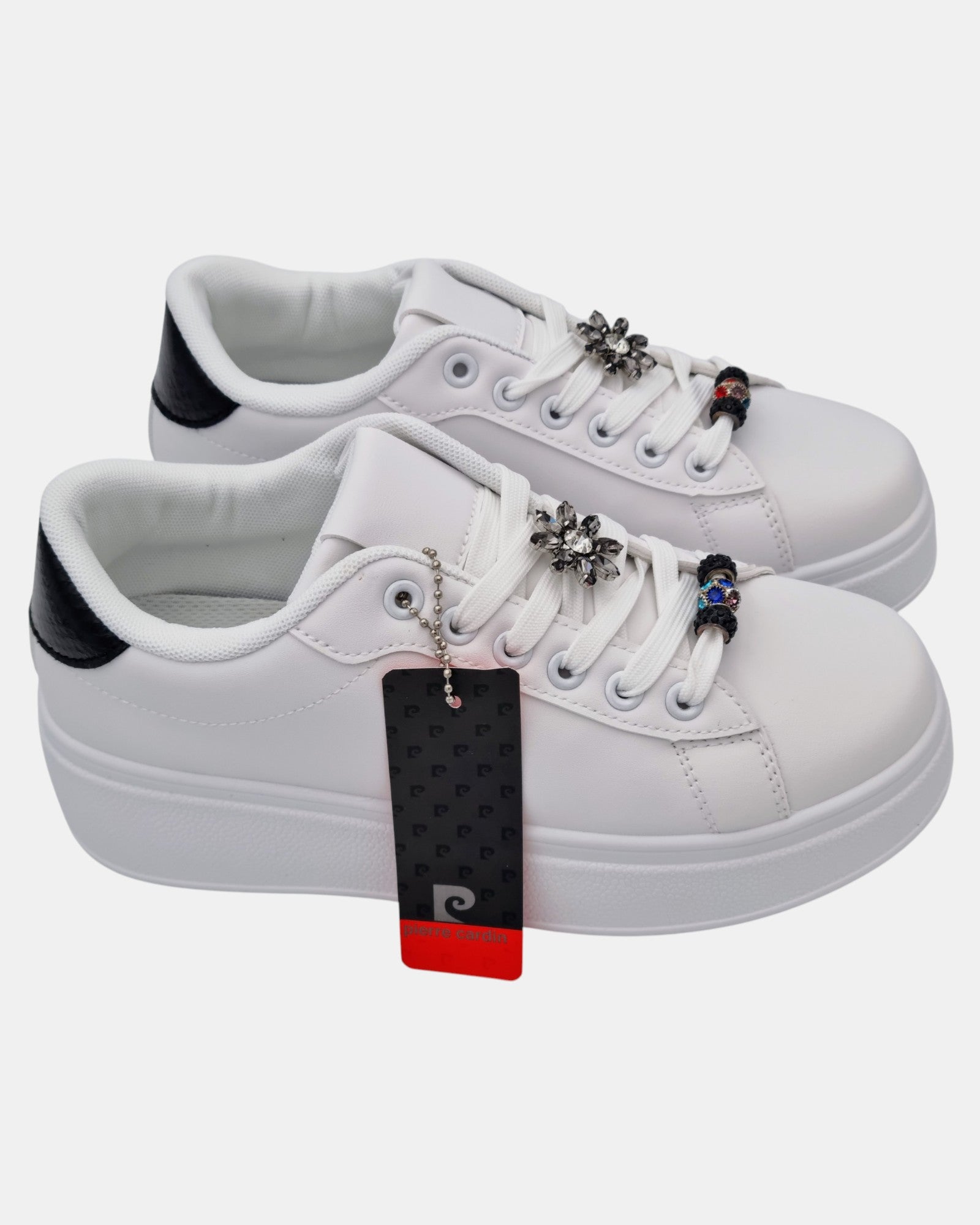 Pierre Cardin sneakers donna con dettagli gioiello art. 6563