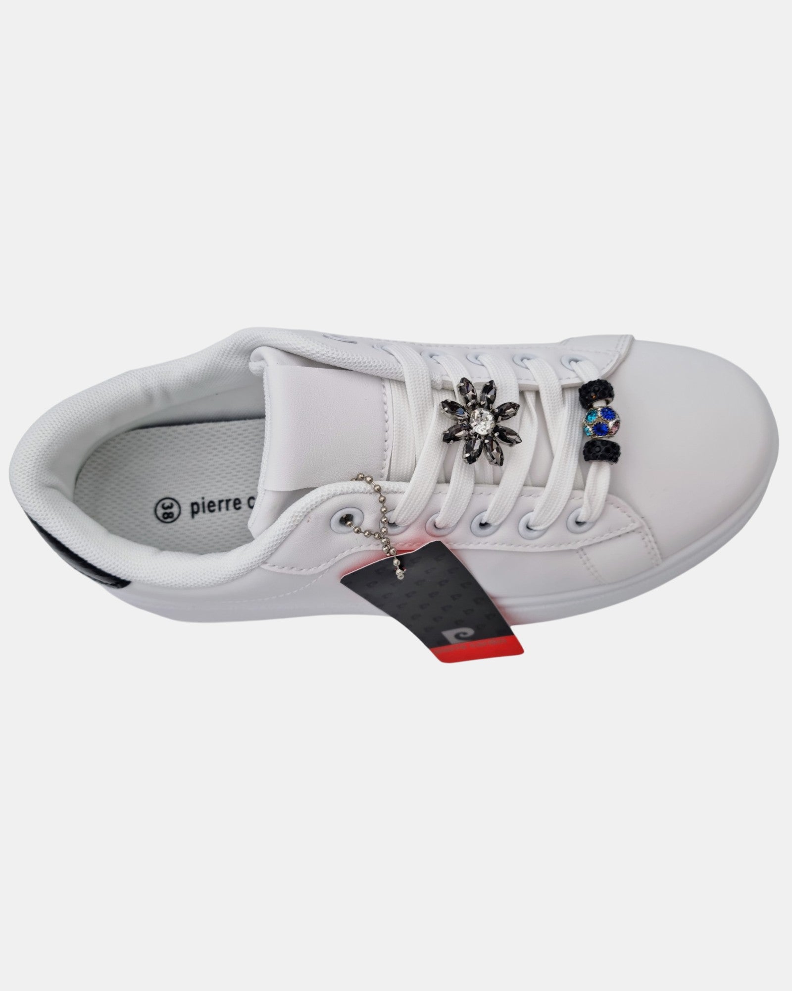 Pierre Cardin sneakers donna con dettagli gioiello art. 6563
