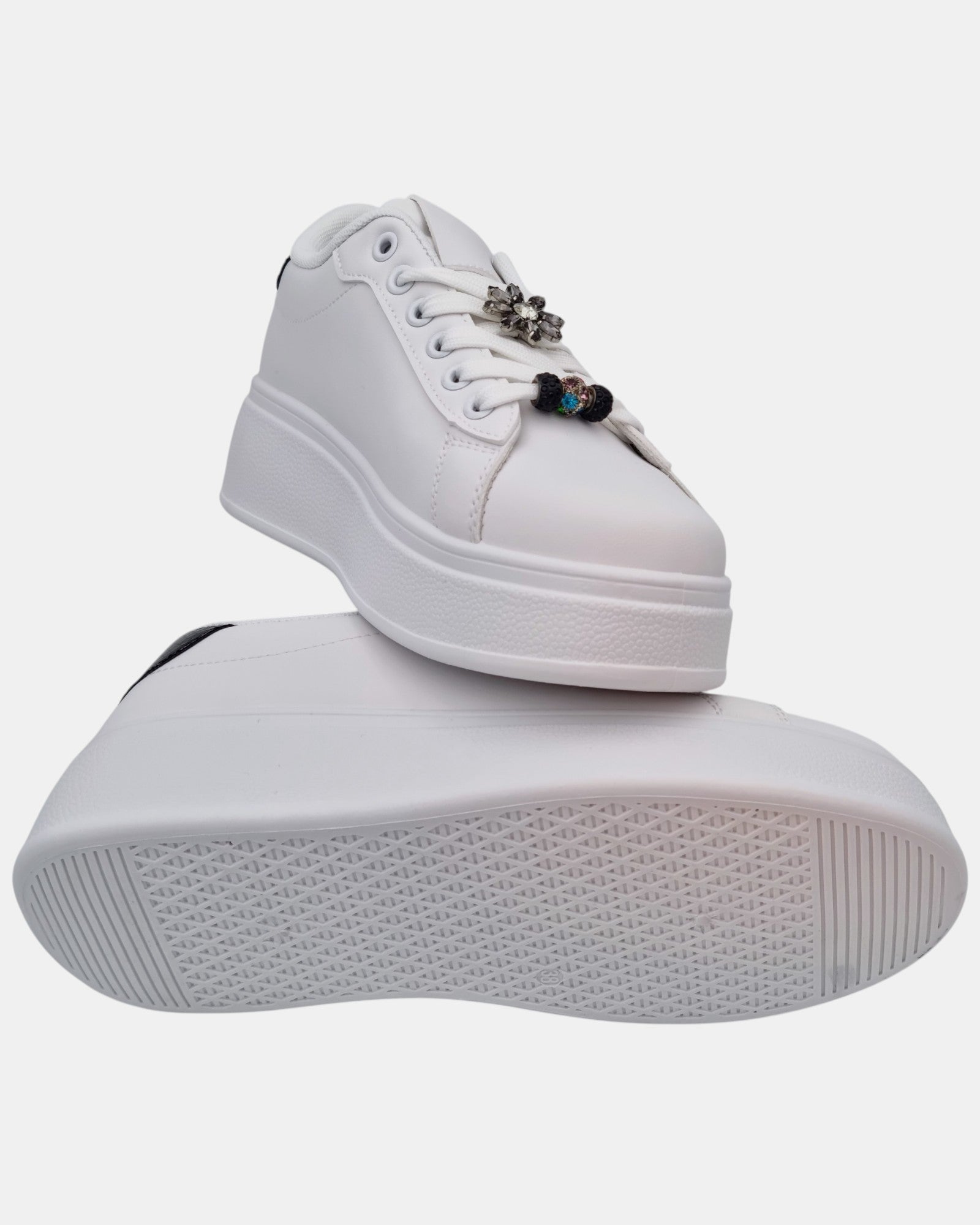 Pierre Cardin sneakers donna con dettagli gioiello art. 6563