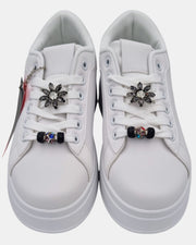 Pierre Cardin sneakers donna con dettagli gioiello art. 6563
