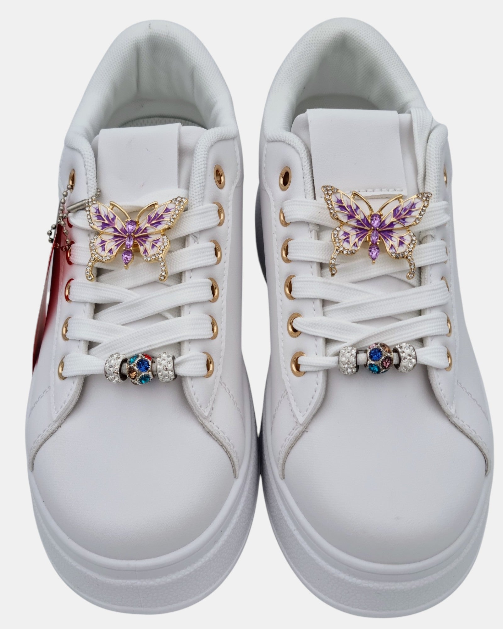 Pierre Cardin sneakers donna farfalla gioiello art. 6561