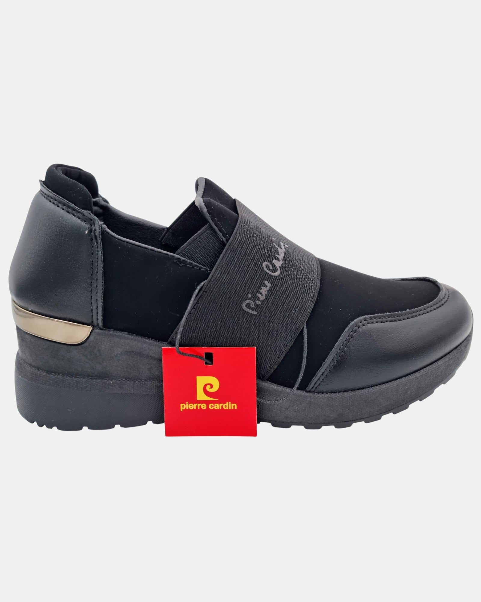 Pierre Cardin sneakers donna slip-on con zeppa art. 04700