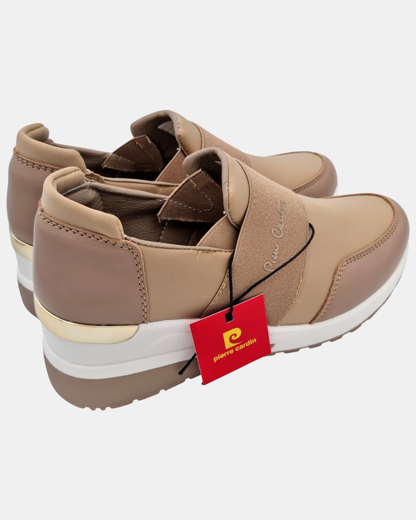 Pierre Cardin sneakers donna slip-on con zeppa art. 04700