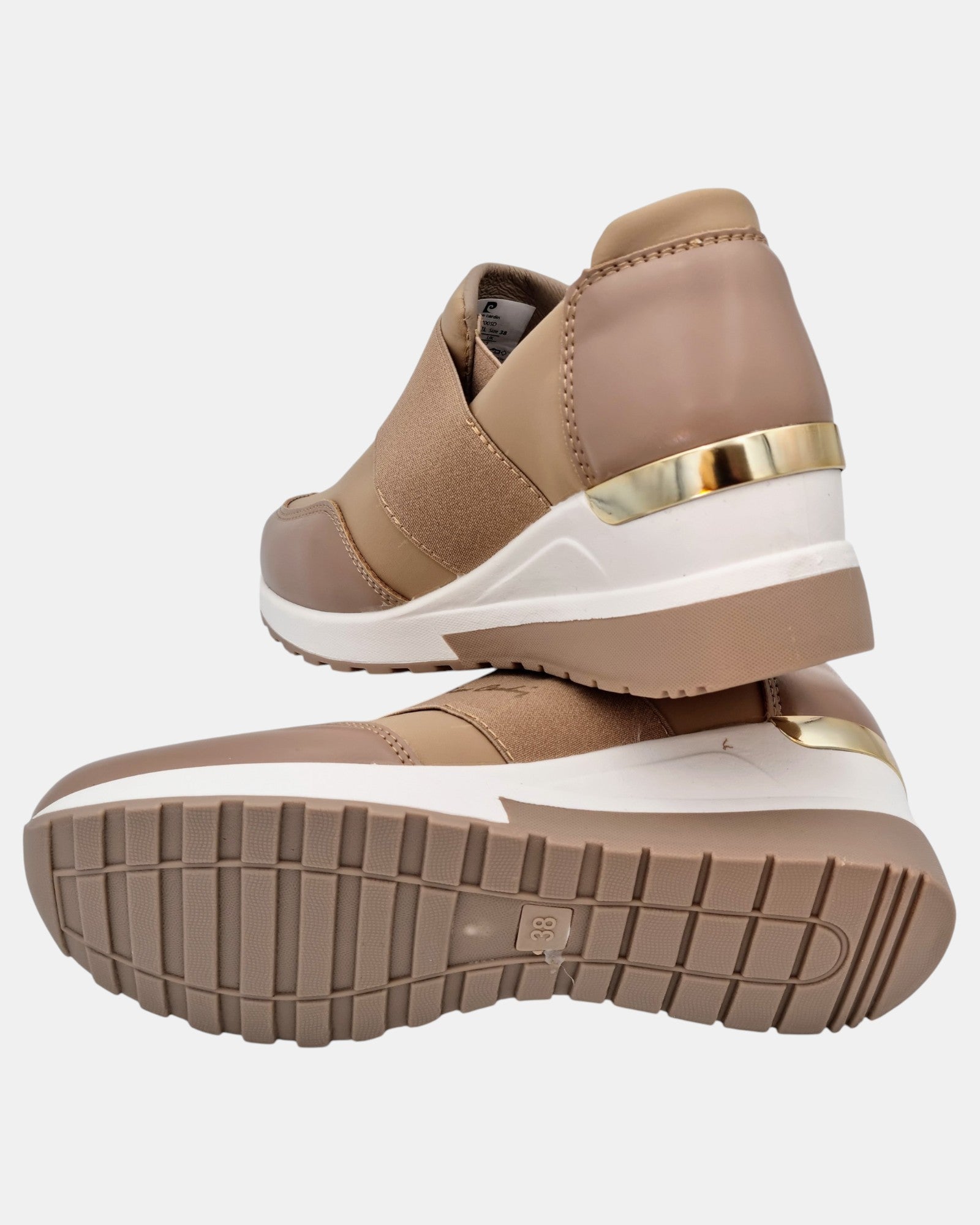 Pierre Cardin sneakers donna slip-on con zeppa art. 04700