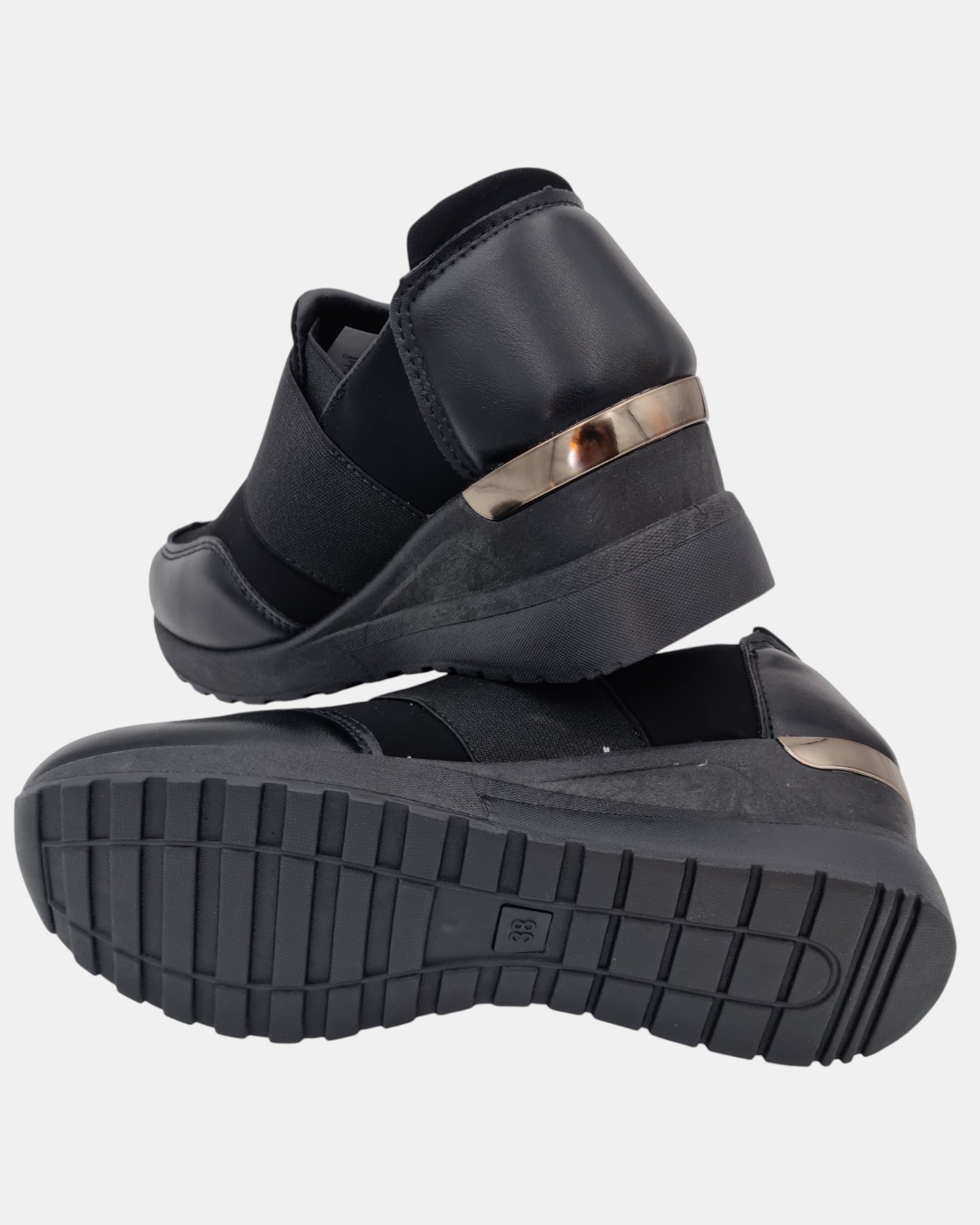 Pierre Cardin sneakers donna slip-on con zeppa art. 04700