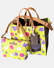 Manila Grace borsa donna felicia medium maxi pois