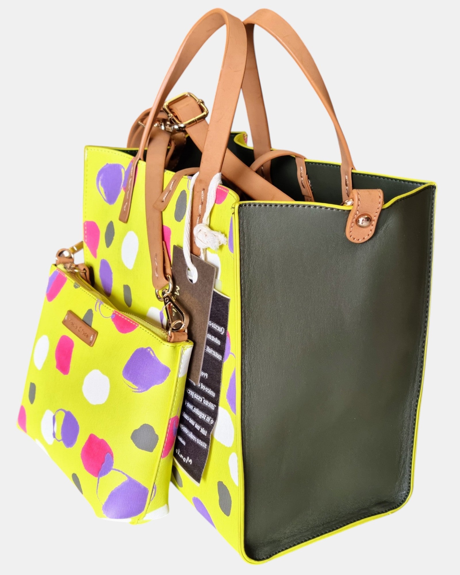 Manila Grace borsa donna felicia medium maxi pois
