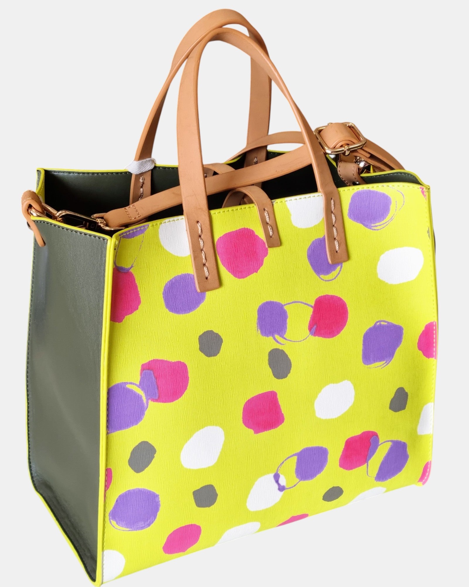 Manila Grace borsa donna felicia medium maxi pois