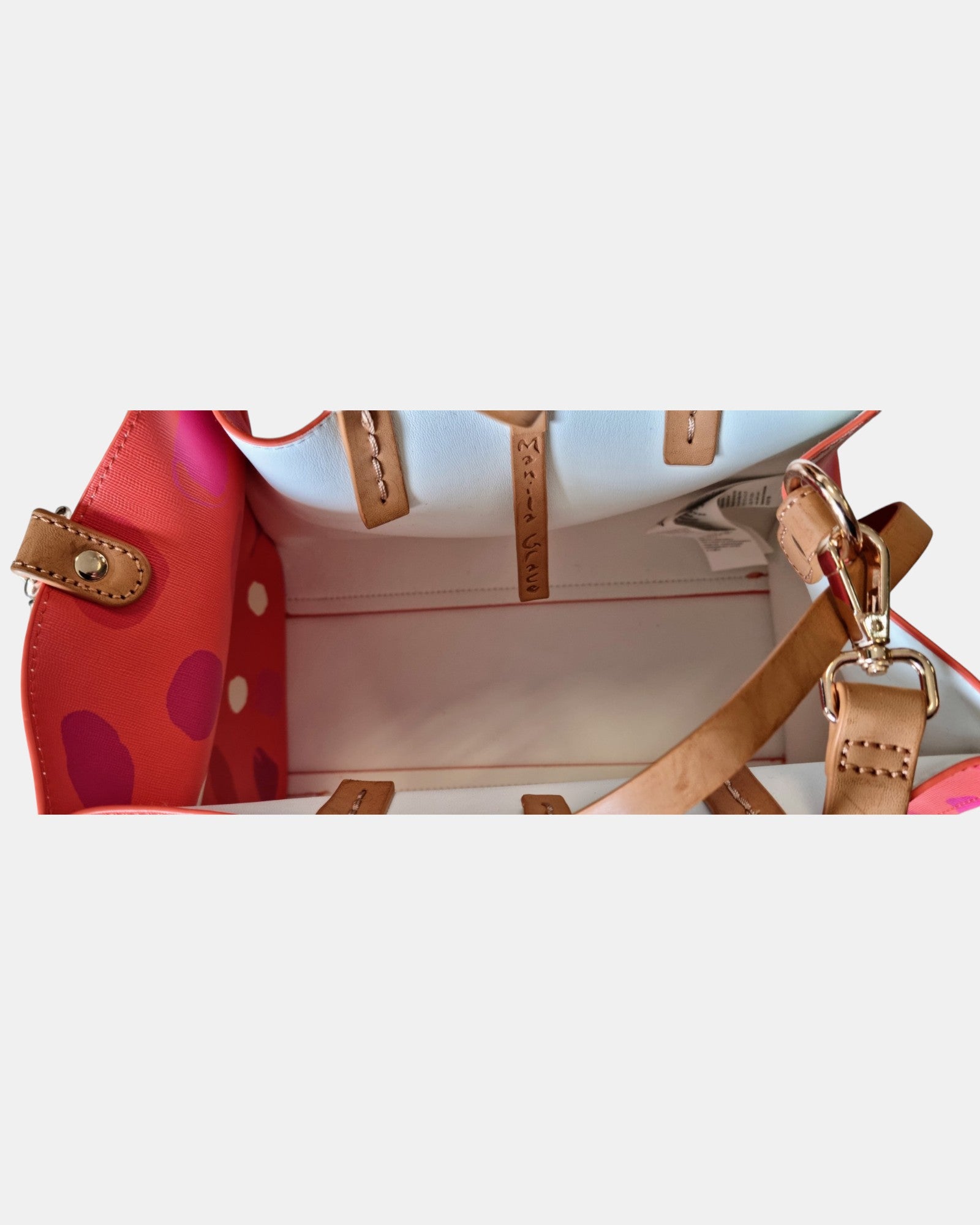 Manila Grace borsa donna felicia medium maxi pois