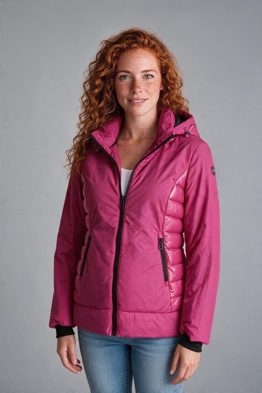 Il Granchio Giubbotto Donna Marcella Softshell con Cappuccio Staccabile