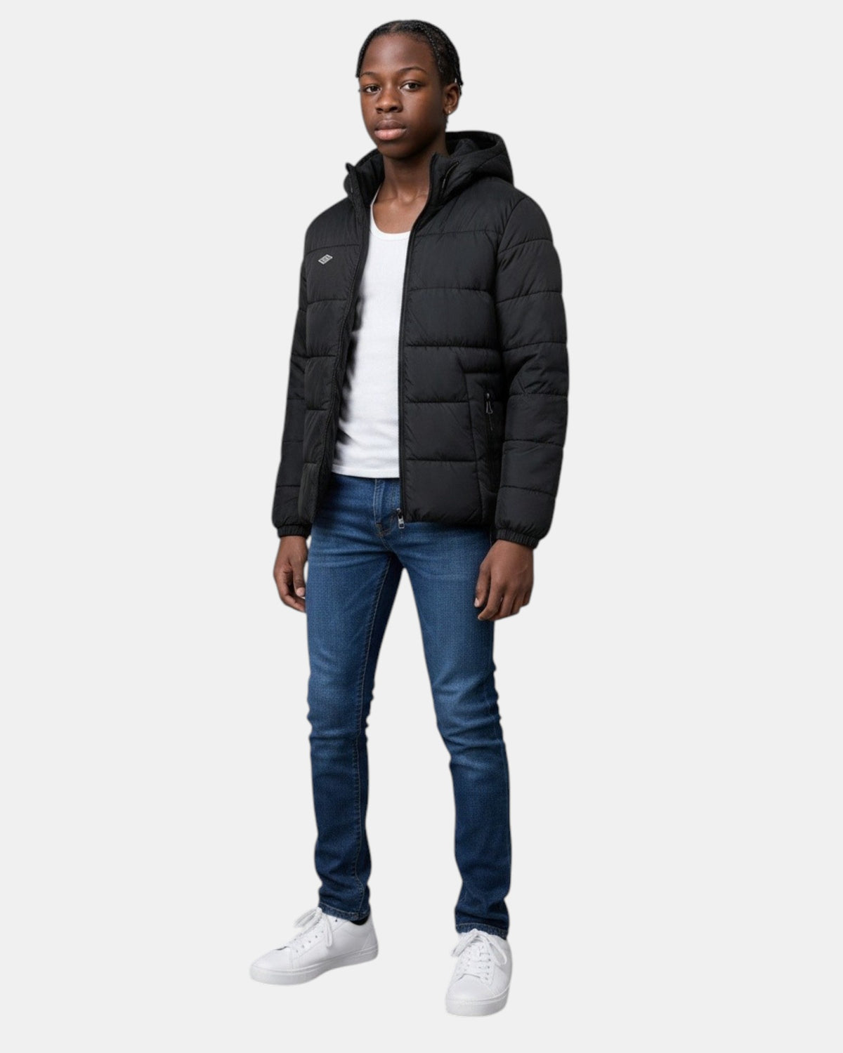 Umbro Piumino Bomber Uomo con Cappuccio e Interno in Pile