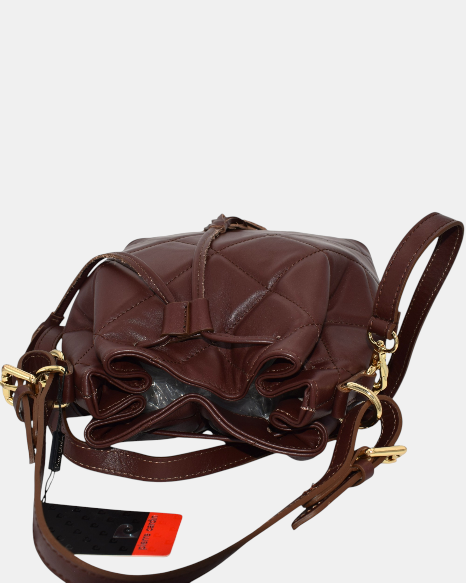 Pierre Cardin Borsa Secchiello Donna in Vera Pelle Trapuntata mod. 1900