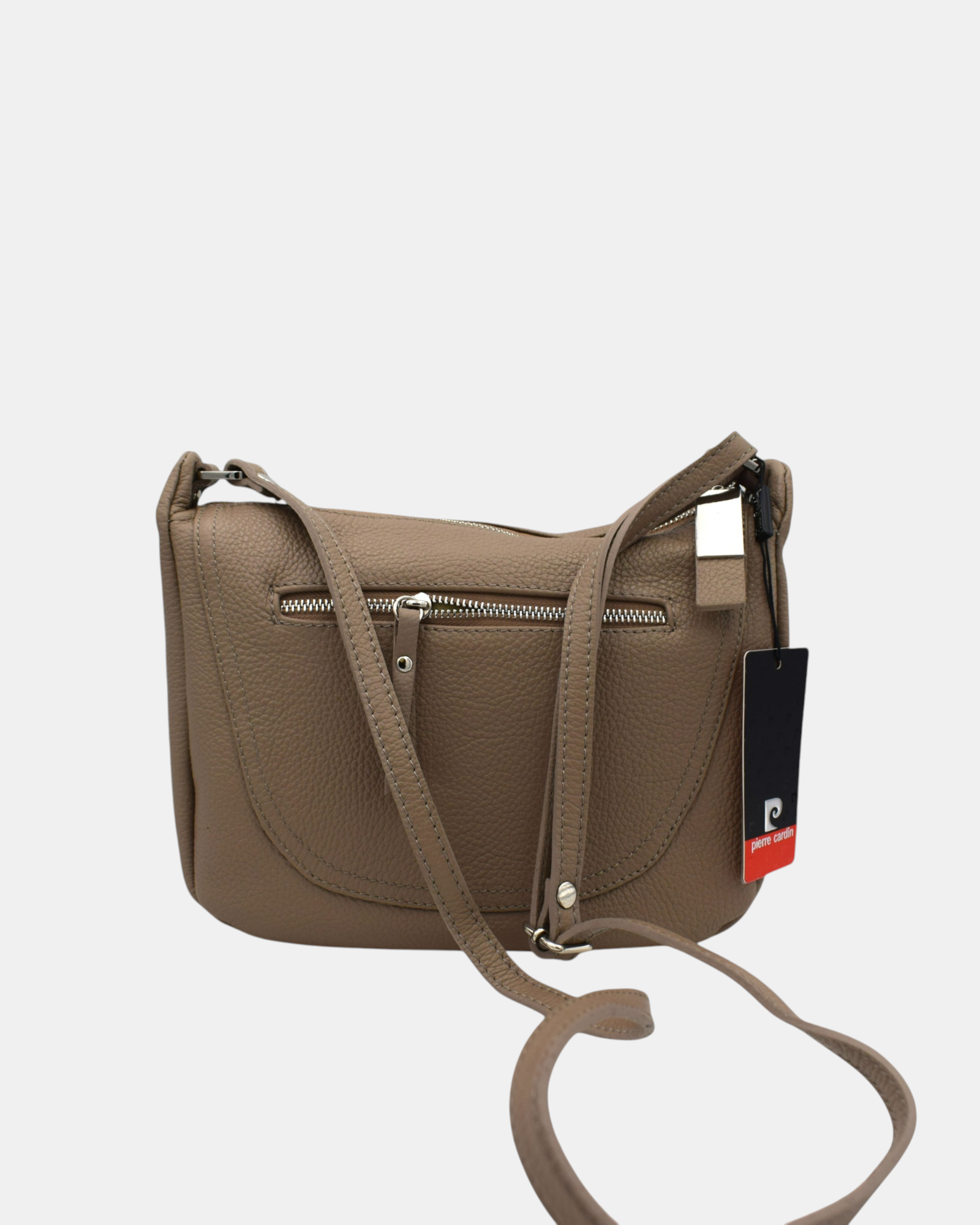 Pierre Cardin Borsa a Tracolla Donna in Vera Pelle Dollaro Modello FRZ 1721 Made in Italy