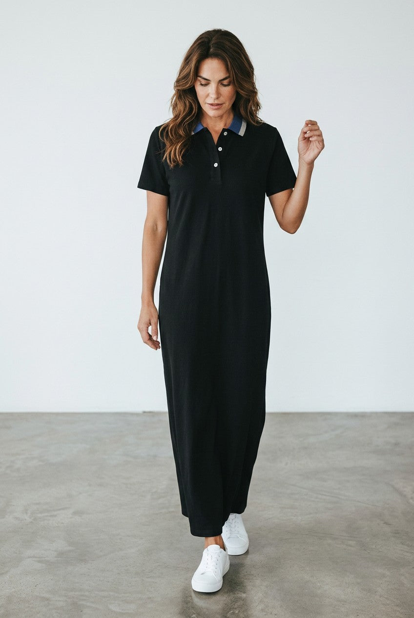 Invicta abito a polo lungo donna  100% cotone