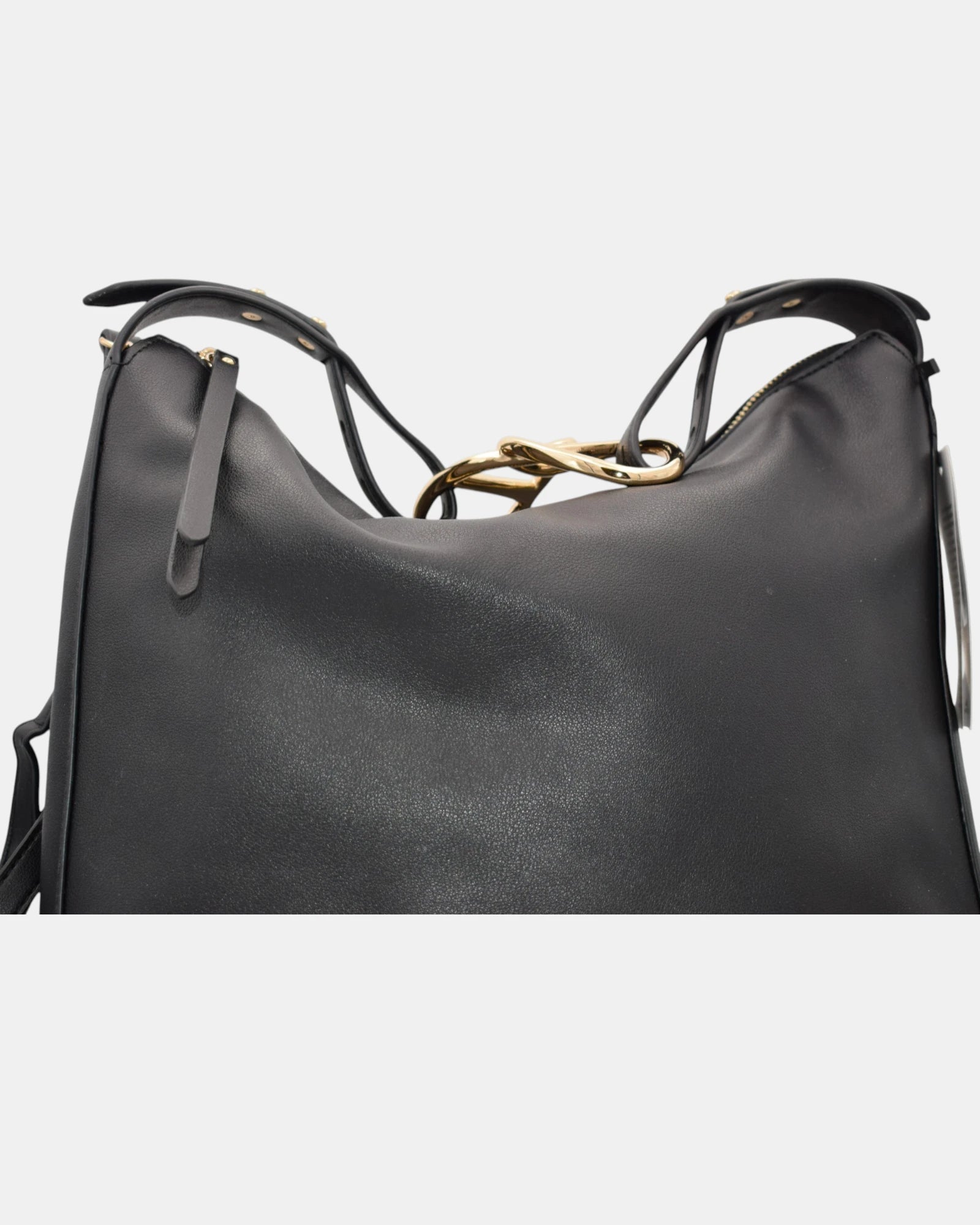 Acqua di Perla Borsa Donna a Spalla APHA 99261 Nera con Dettaglio Oro