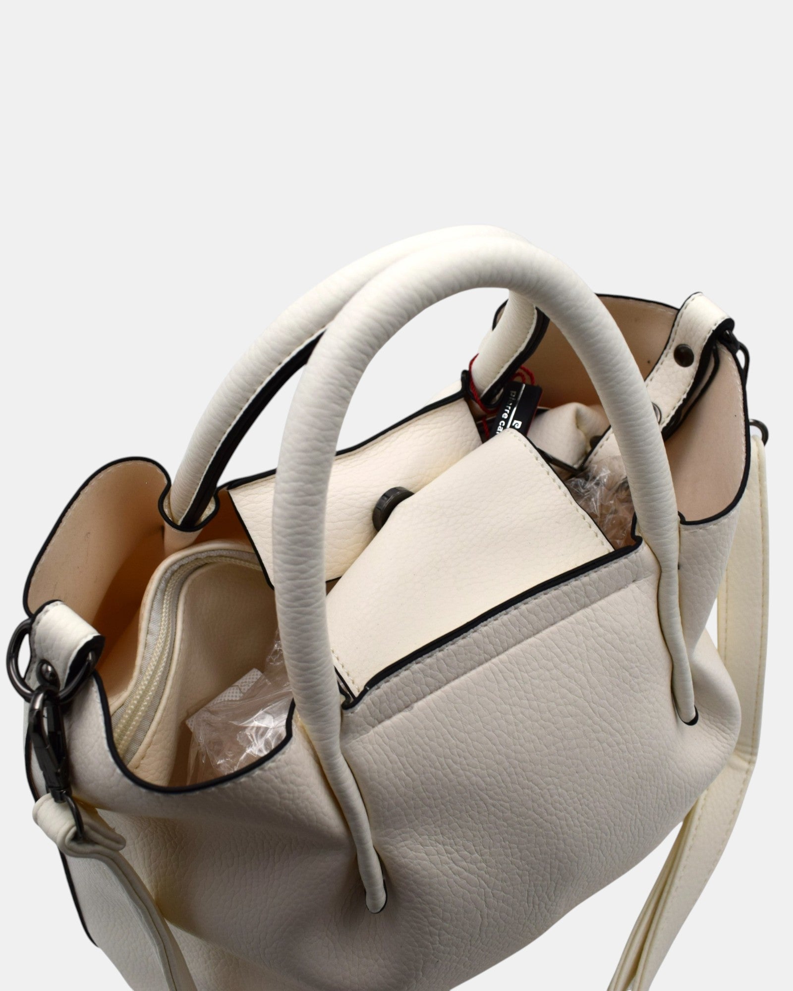 Pierre Cardin borsa art. 6275 shopping mordida con pochette removibile