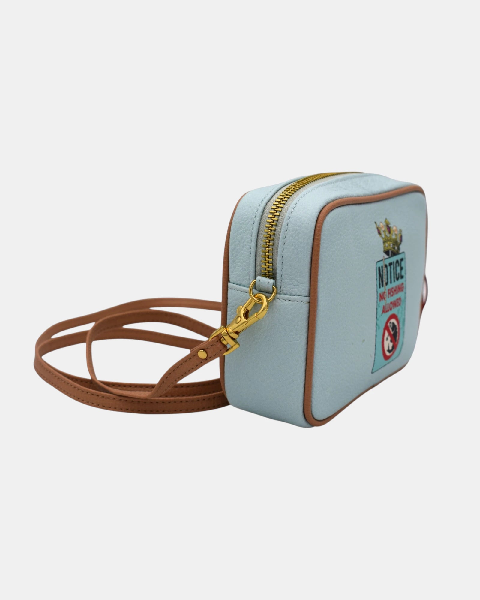 Braccialini Borsa Tracolla Donna Zoe B13207-197 Camera Bag Vera Pelle