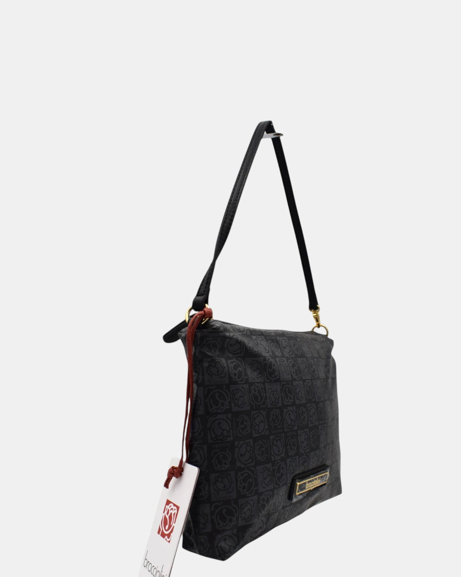 Braccialini pochette unisex mod.ILARY B 13219 – Nylon Nero Monogramma