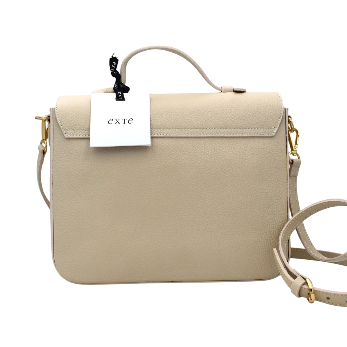 Extè Milano Borsa Postina Donna Marcella in Vera Pelle – Made in Italy