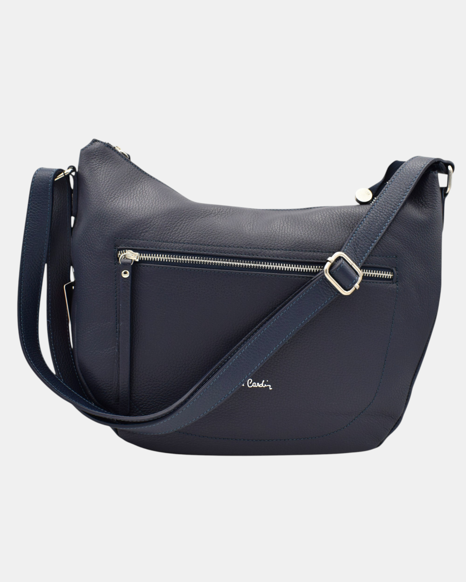 Pierre Cardin tracolla donna Hobo " banana " grande in Vera Pelle Made in Italy mod. 55039