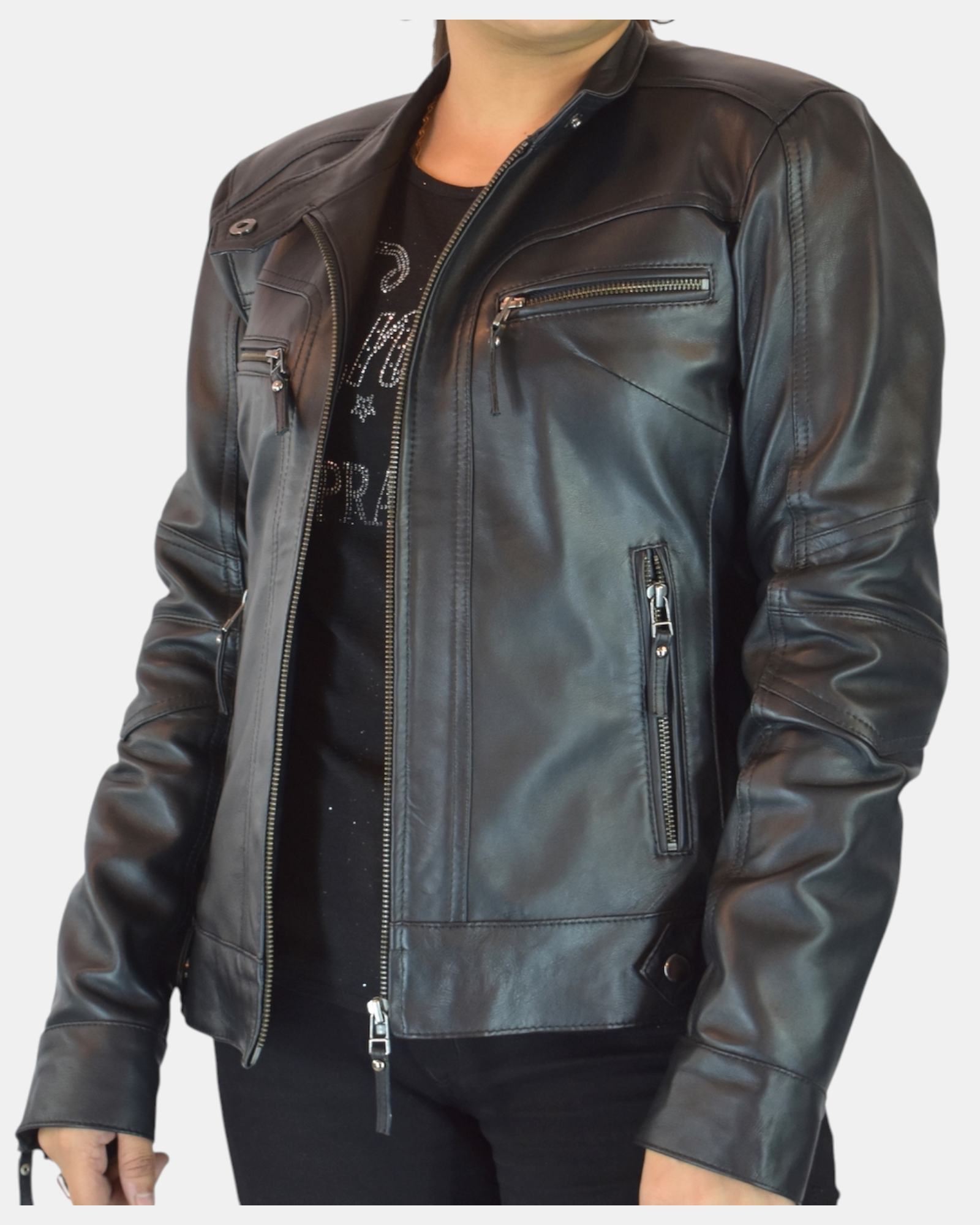 Poggi Pelletteria Giacca Donna in Vera Pelle mod. Marina