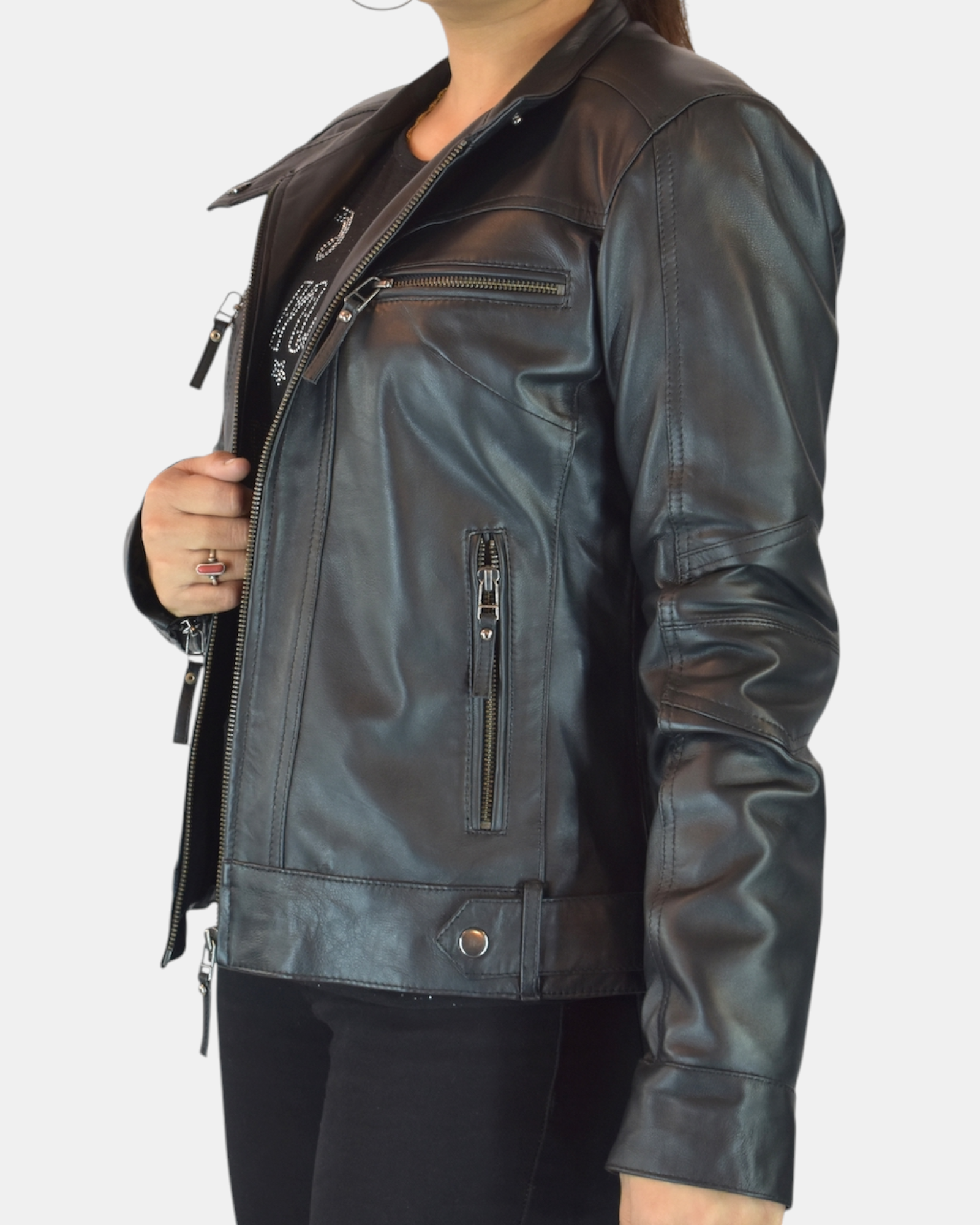 Poggi Pelletteria Giacca Donna in Vera Pelle mod. Marina