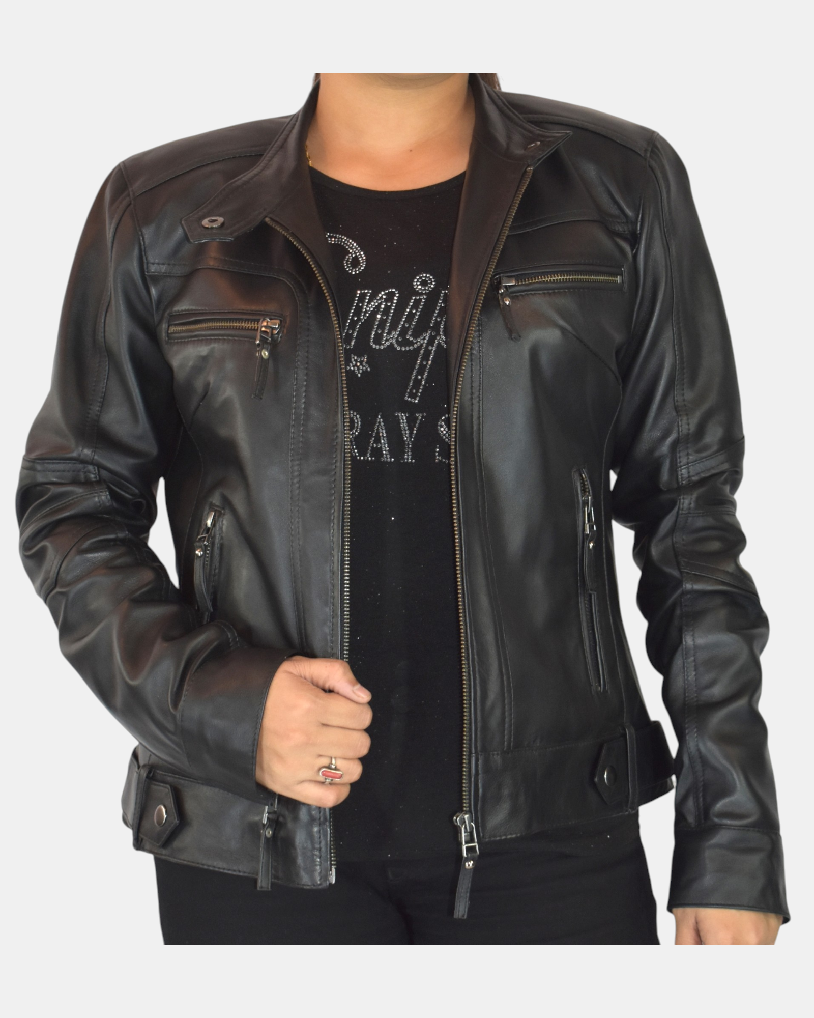 Poggi Pelletteria Giacca Donna in Vera Pelle mod. Marina