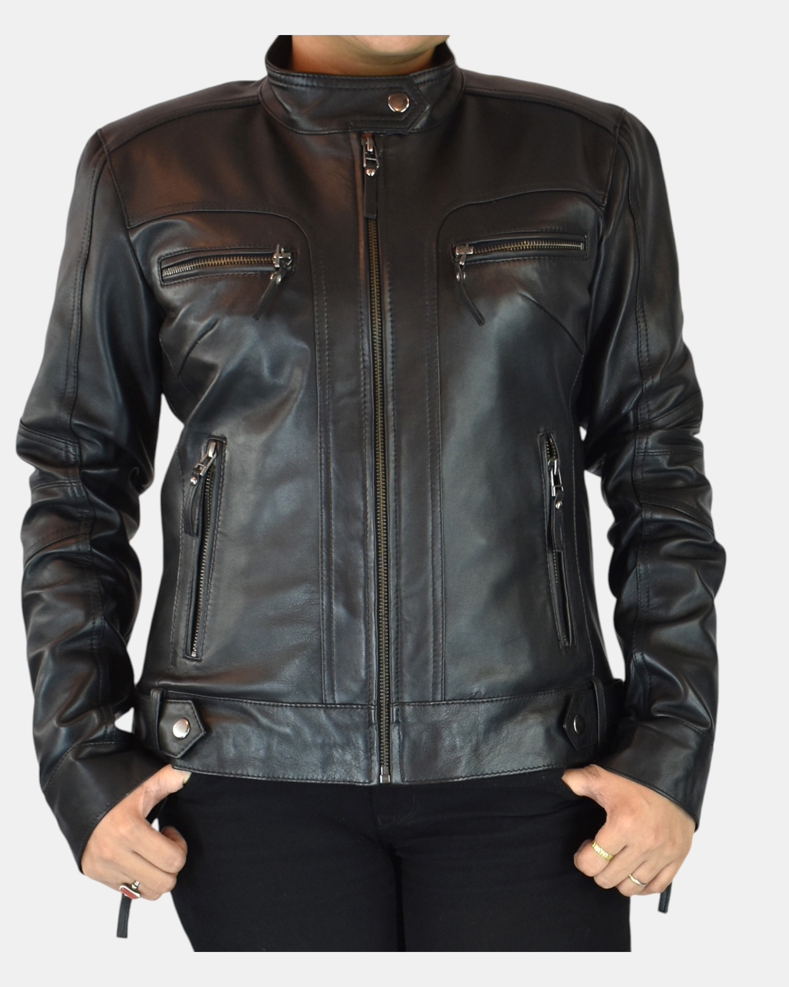 Poggi Pelletteria Giacca Donna in Vera Pelle mod. Marina