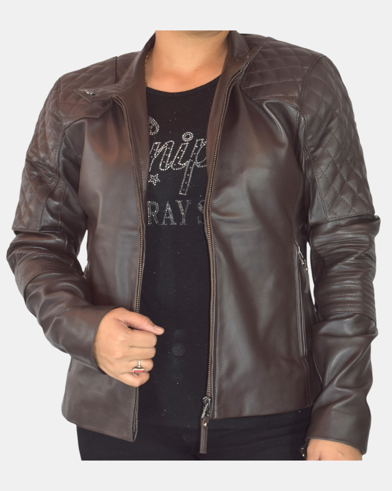 Poggi Pelletteria Giacca Donna in Vera Pelle mod. Nicole