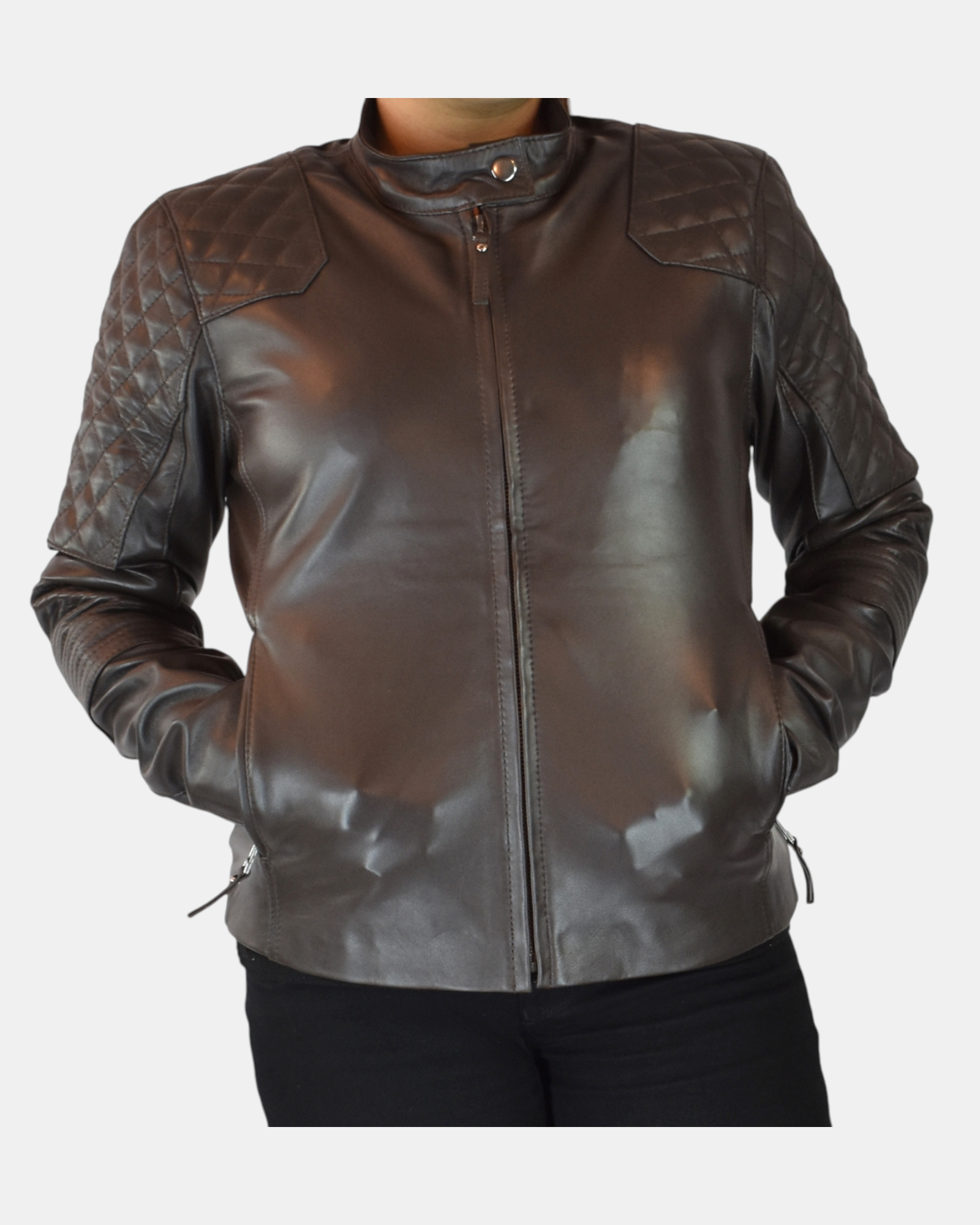 Poggi Pelletteria Giacca Donna in Vera Pelle mod. Nicole