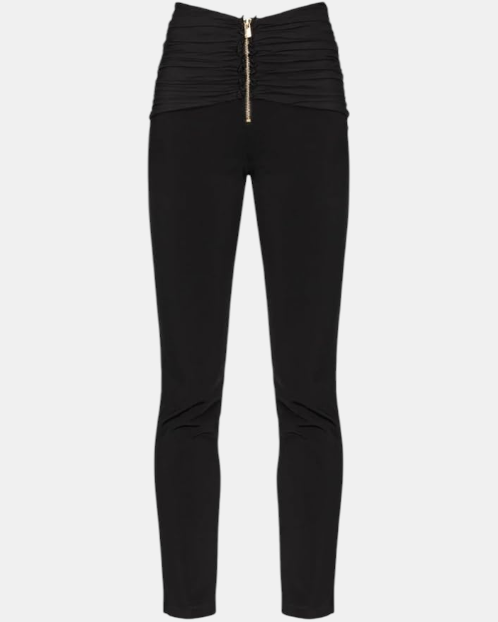 Pinko Pantaloni Donna mod. Pisolo col. Nero Vita Alta Cigarette Fit Eleganti