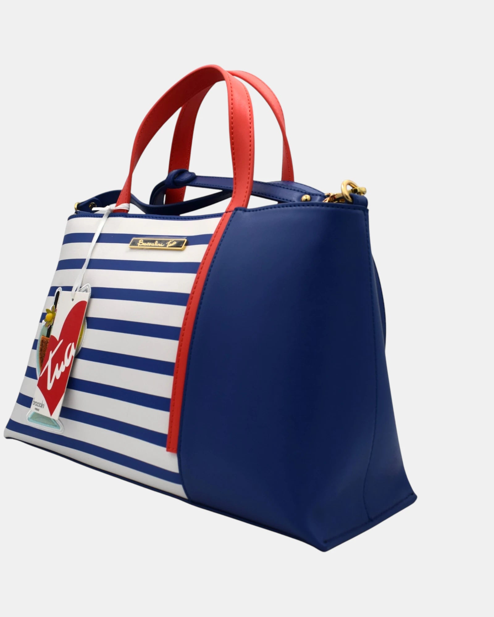 Braccialini Borsa Donna Shopper Estiva Mod. B12912 Collezione TUA Blu
