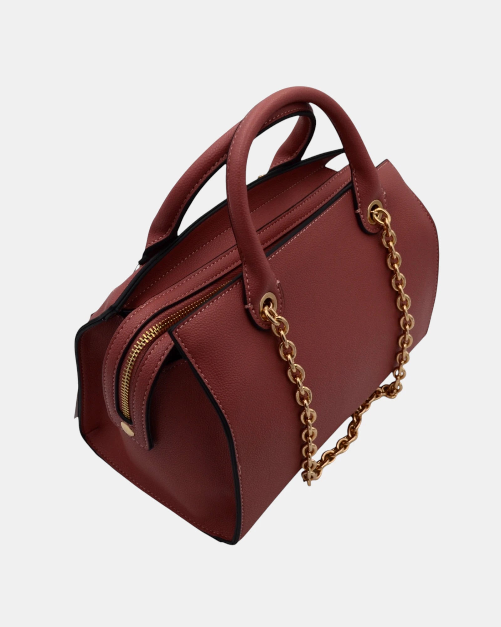 Acqua di Perla Borsa Bauletto Donna APTY 99192 Salmone con Manici e Catenelle