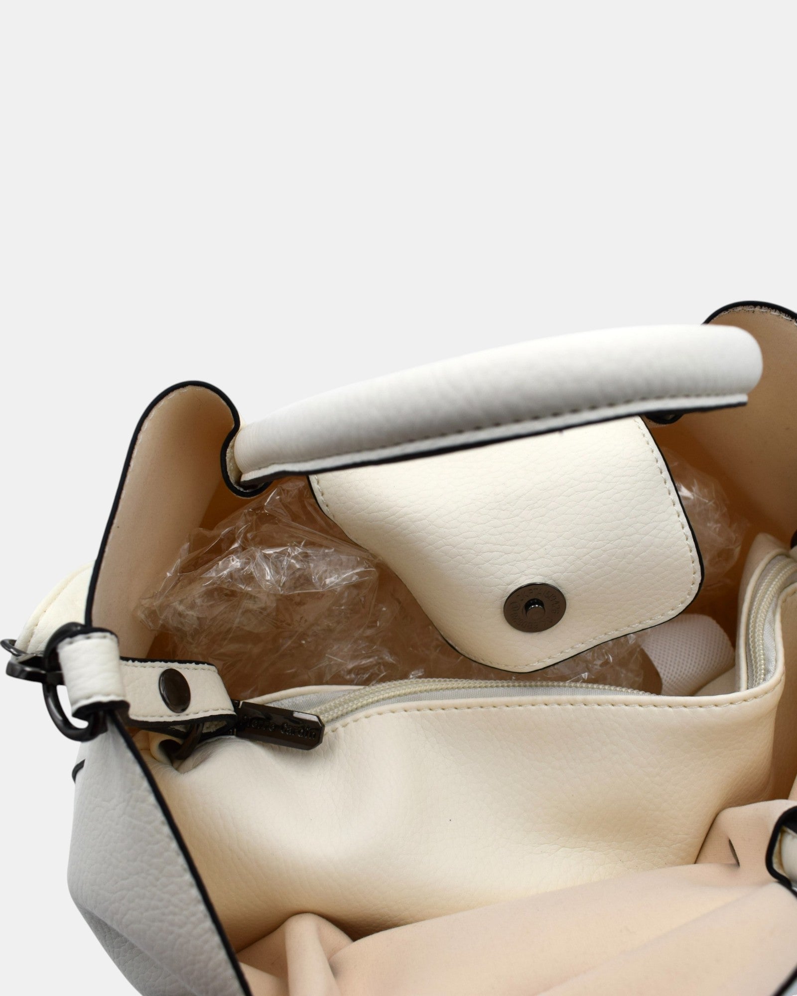 Pierre Cardin borsa art. 6275 shopping mordida con pochette removibile