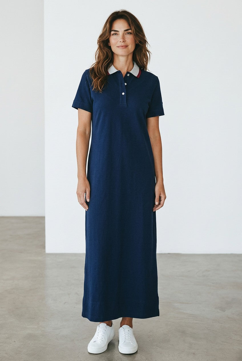 Invicta abito a polo lungo donna  100% cotone