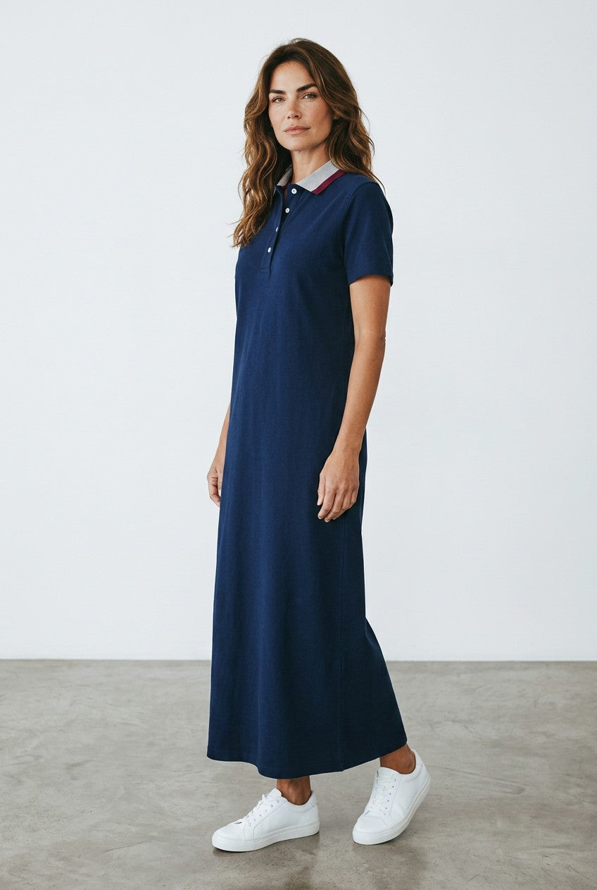 Invicta abito a polo lungo donna  100% cotone