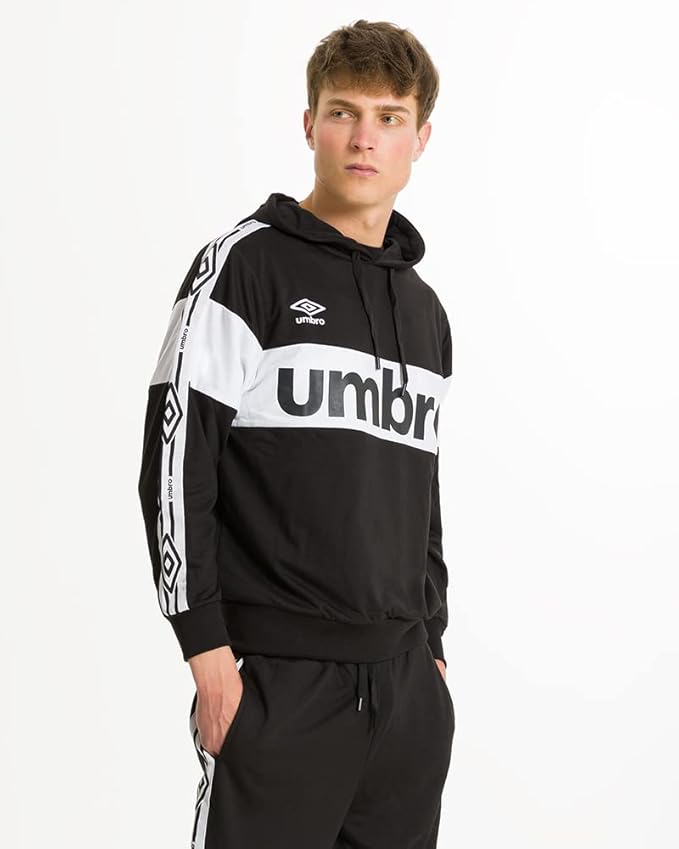 Umbro Felpa Uomo con Cappuccio Hoodie Sportiva Casual