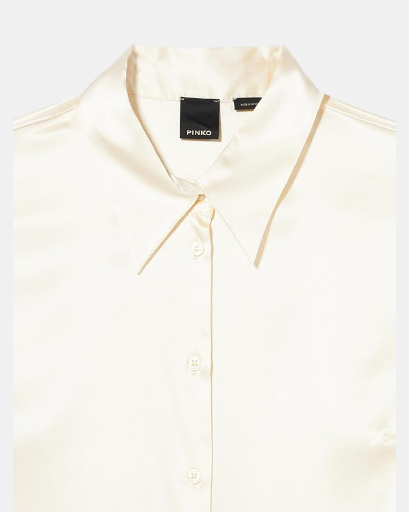 Pinko camicia Donna satin strech, art. criminale, In Seta slim fit