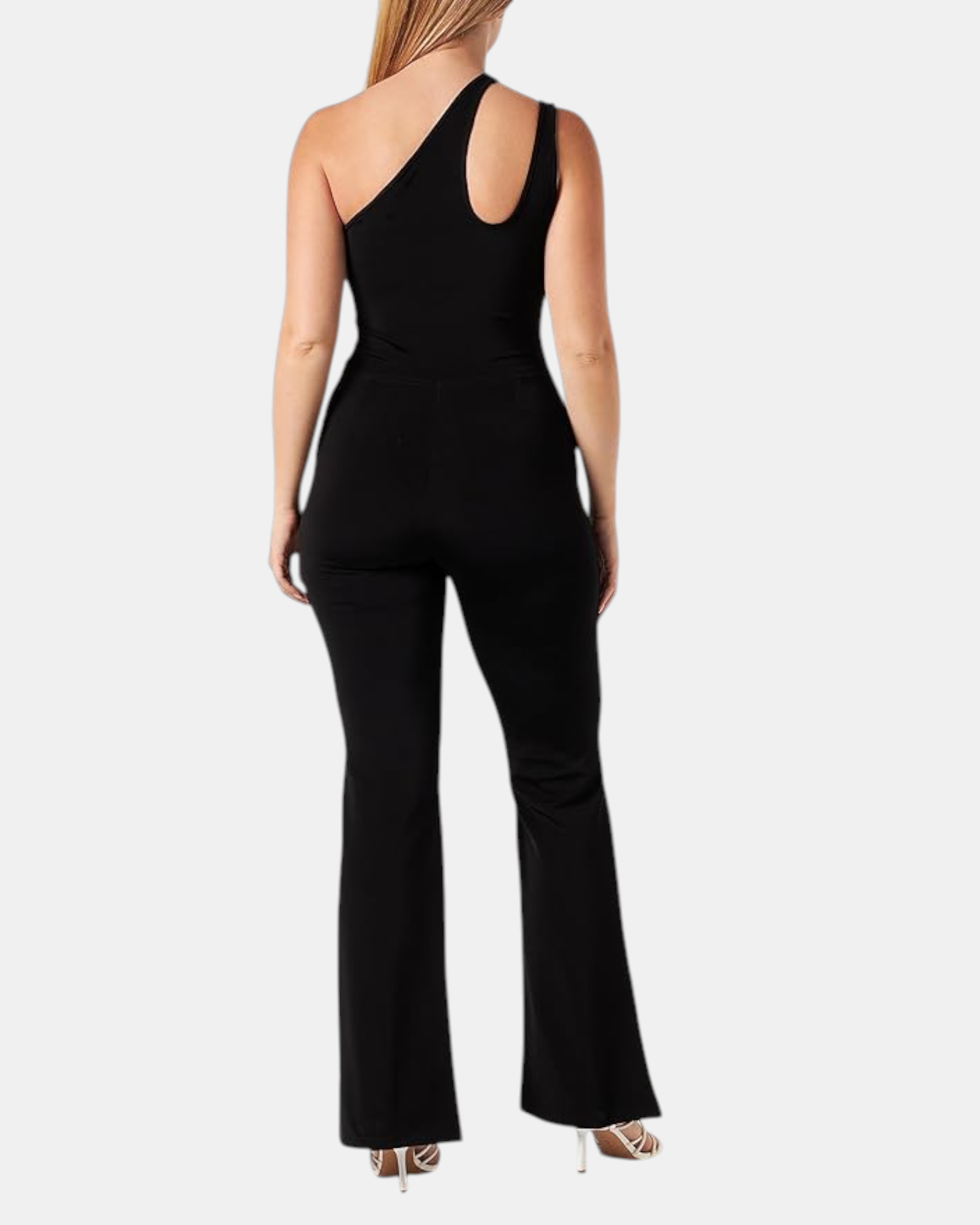 Pinko Tuta Donna art. Timido Nera Monospalla Elegante Neoprene Made in Italy