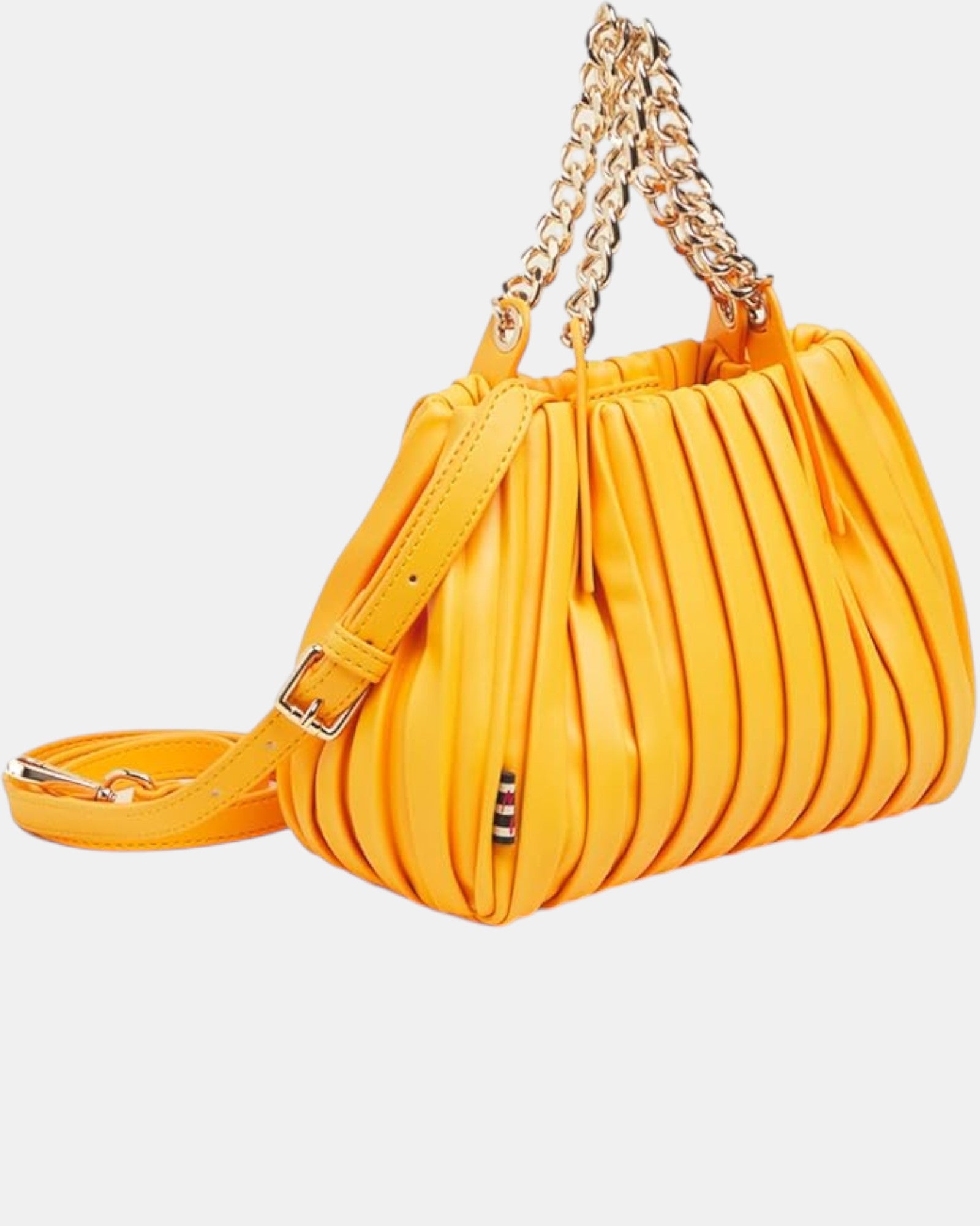 Manila Grace borsa a tracolla jasmine petit B282 giallo ocra