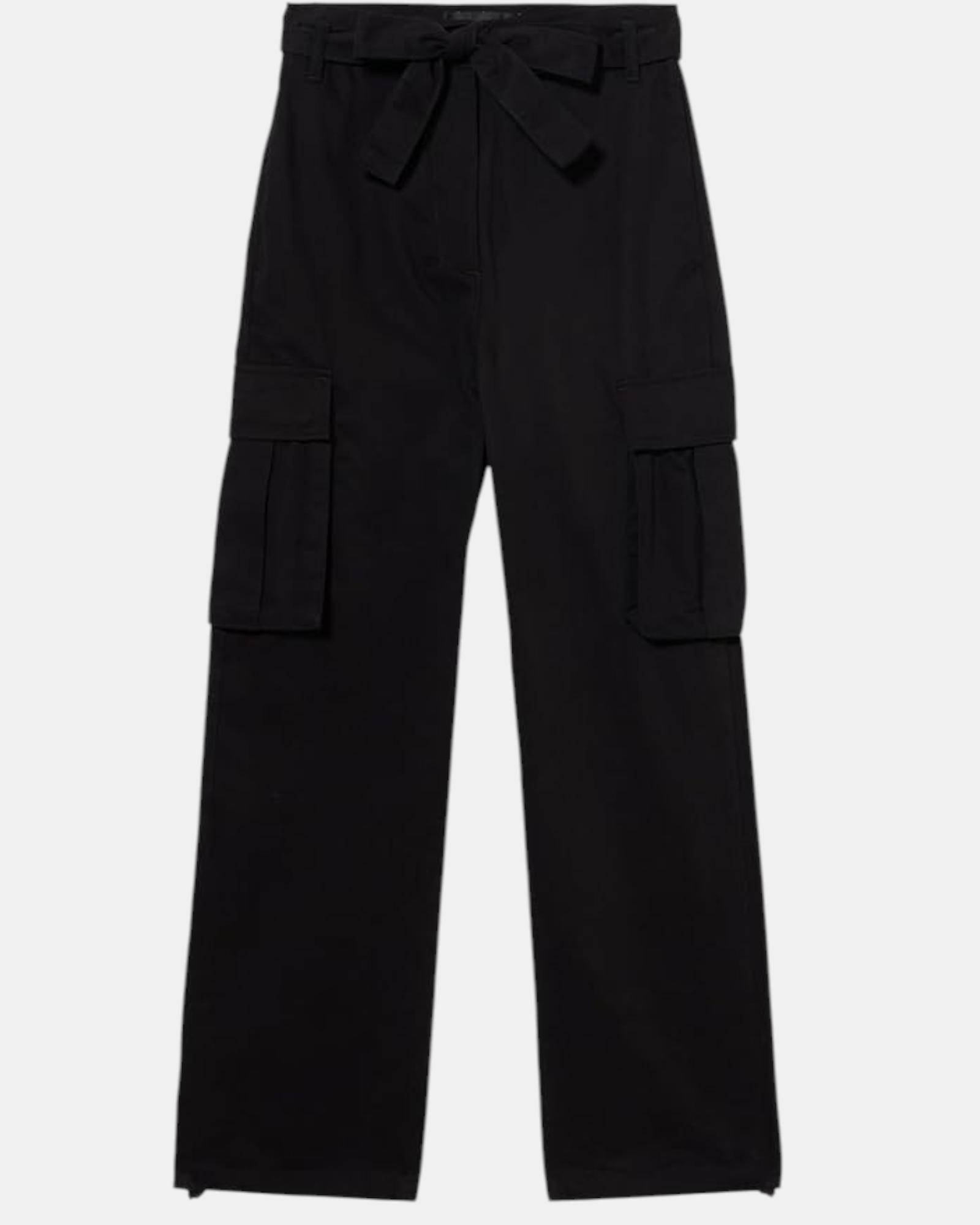 Pinko Pantaloni Donna mod. Ransie col. Nero cotone lavato eleganti