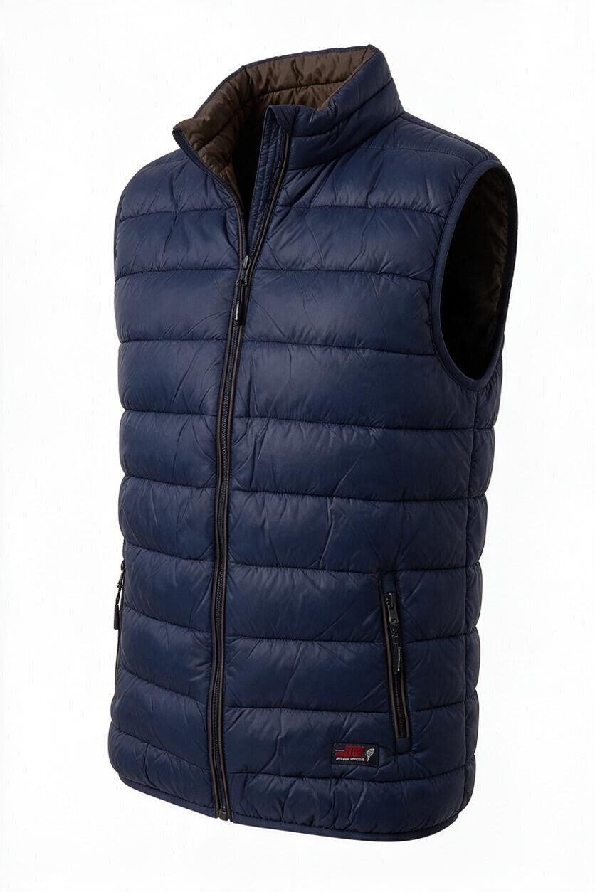 Cotton Belt Gilet Uomo Imbottito Smanicato Casual